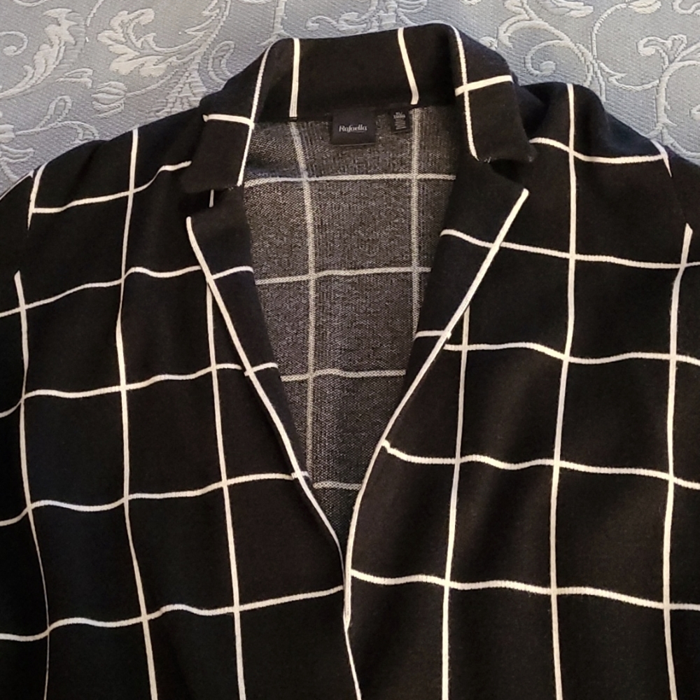 Raffaello windowpane cardigan